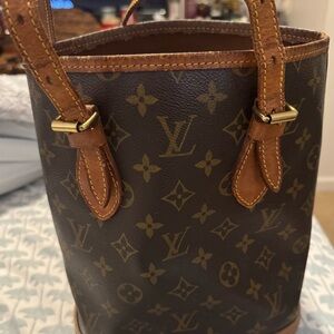 Louis Vuitton Brown Monogram Bucket Bag